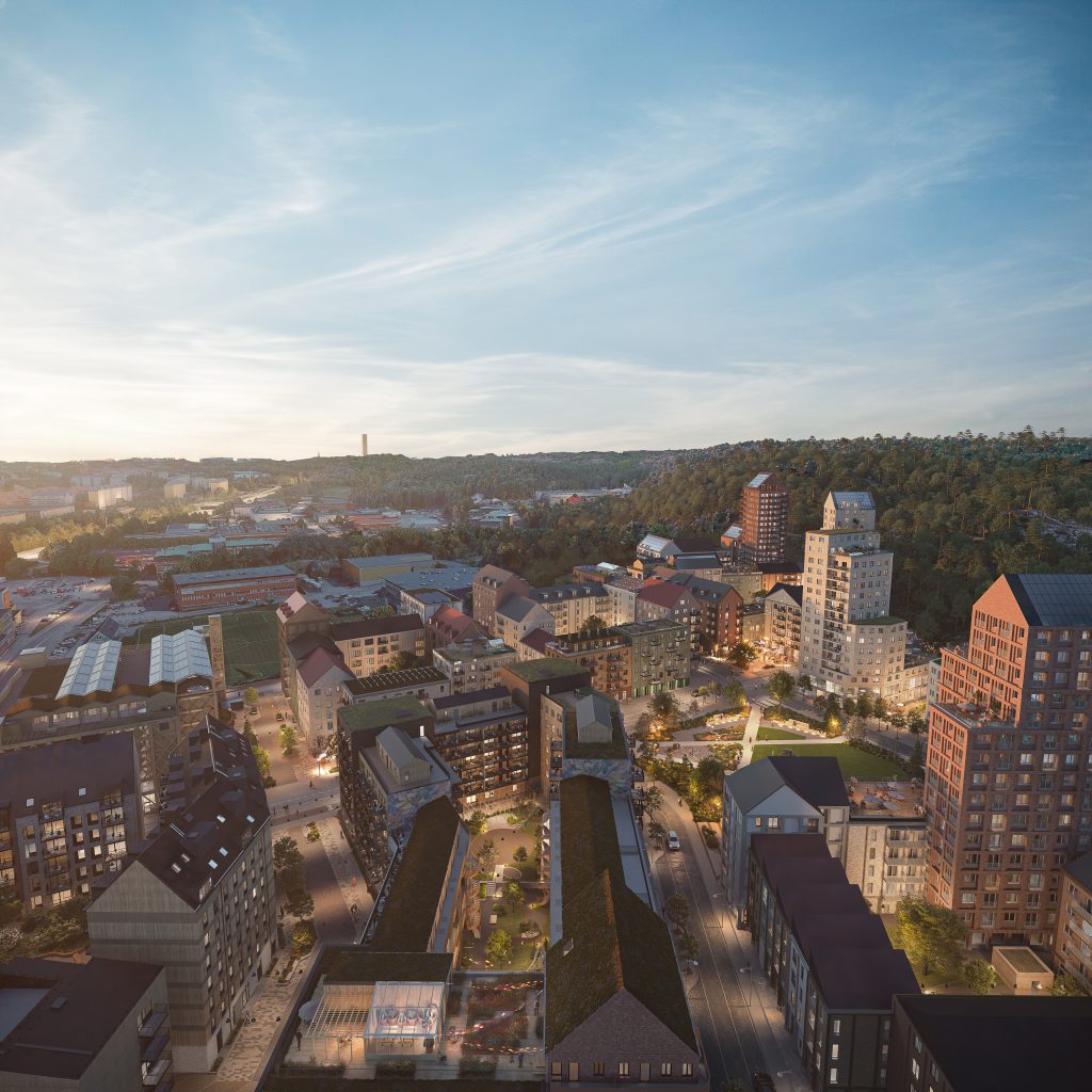 Södra Änggården översiktsvy stadsutveckling